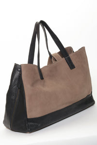 CARLTON Taupe Nubuck - Carla Mancini Handbags
