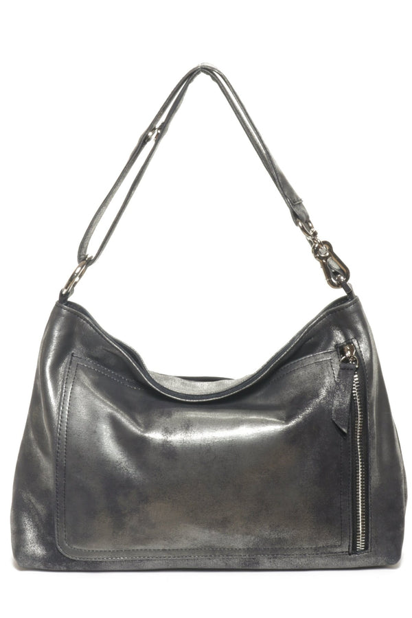 CHARLIE Black Silver - Carla Mancini Handbags