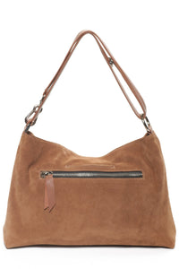 CHARLIE Camel Suede - Carla Mancini Handbags