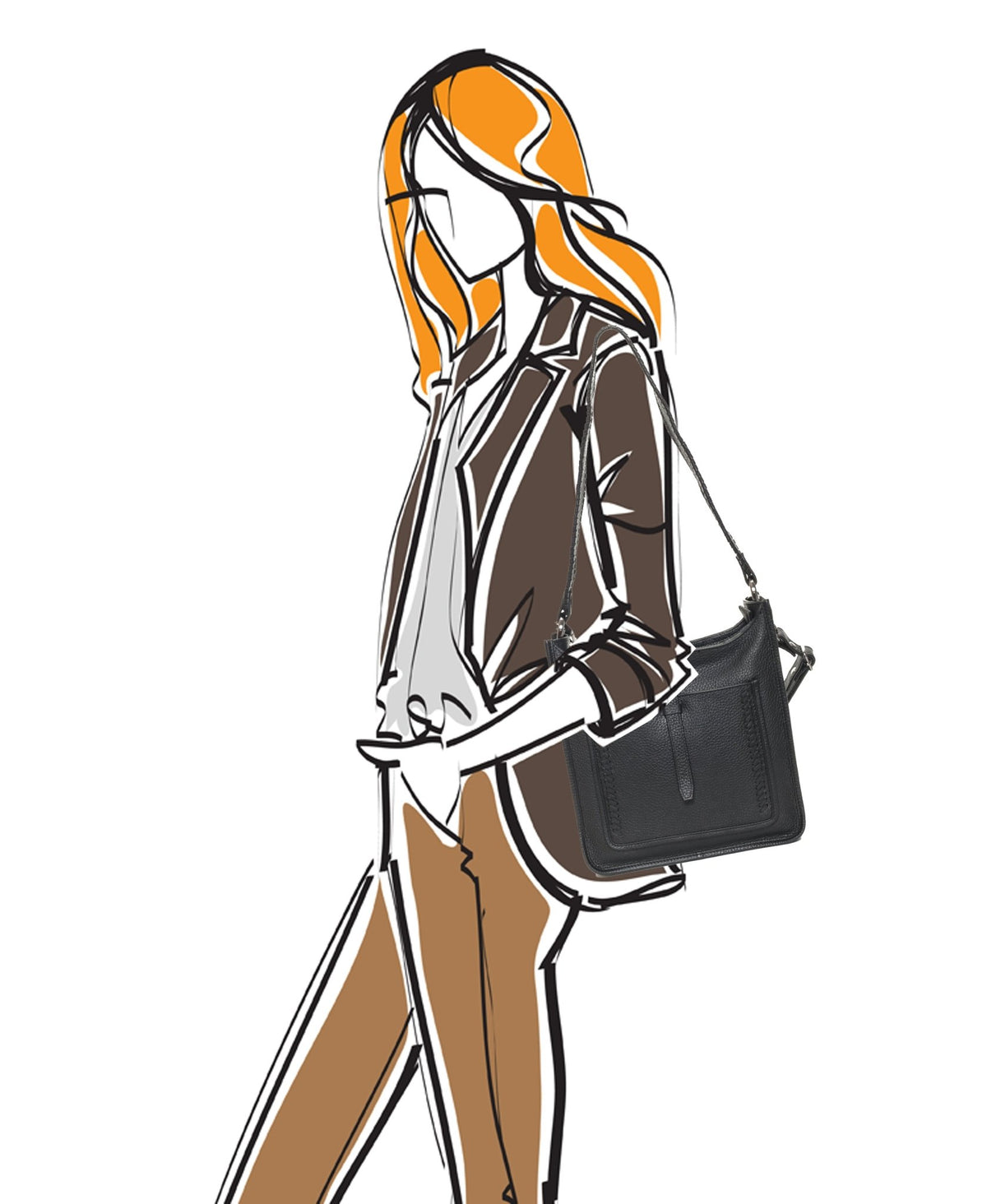 DORIAN Black - Carla Mancini Handbags