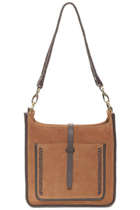 DORIAN Camel Suede - Carla Mancini Handbags