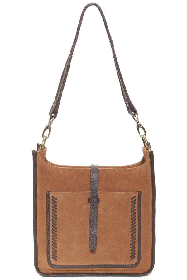 DORIAN Camel Suede - Carla Mancini Handbags