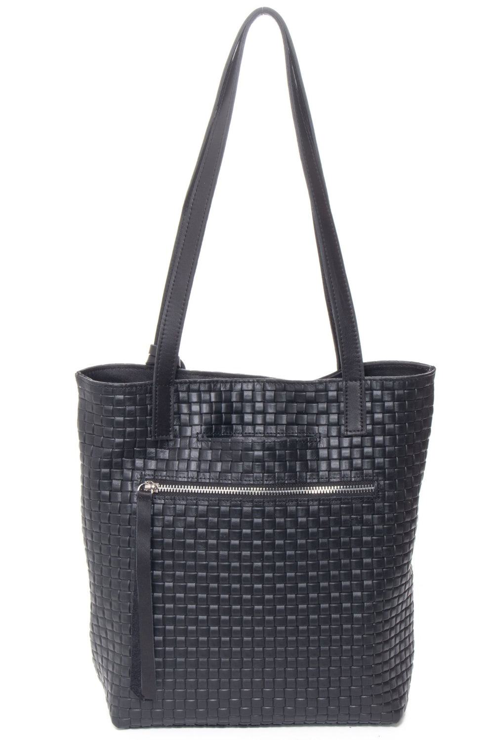 DUSTIN Black Woven - Carla Mancini Handbags