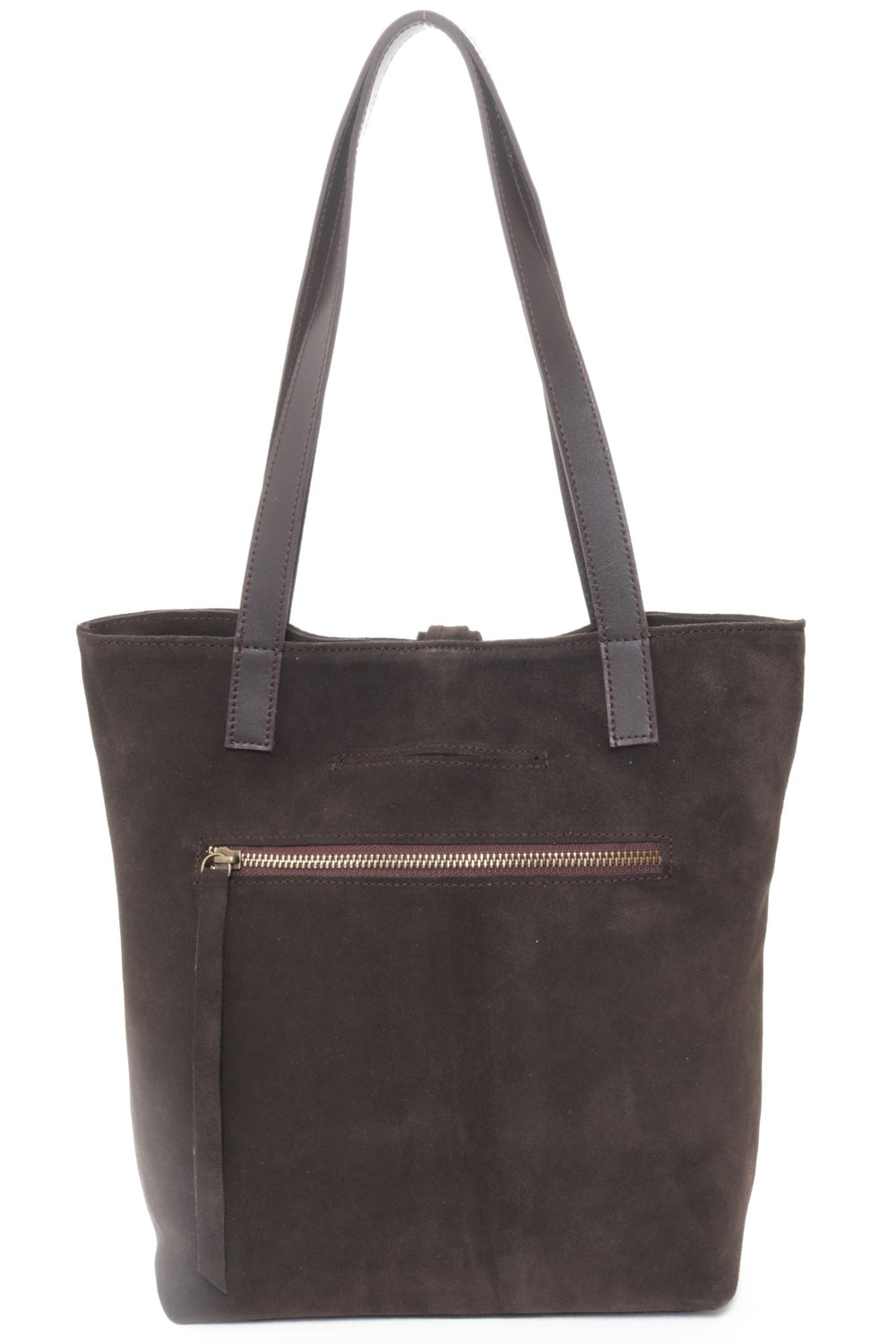 DUSTIN Brown Suede - Carla Mancini Handbags