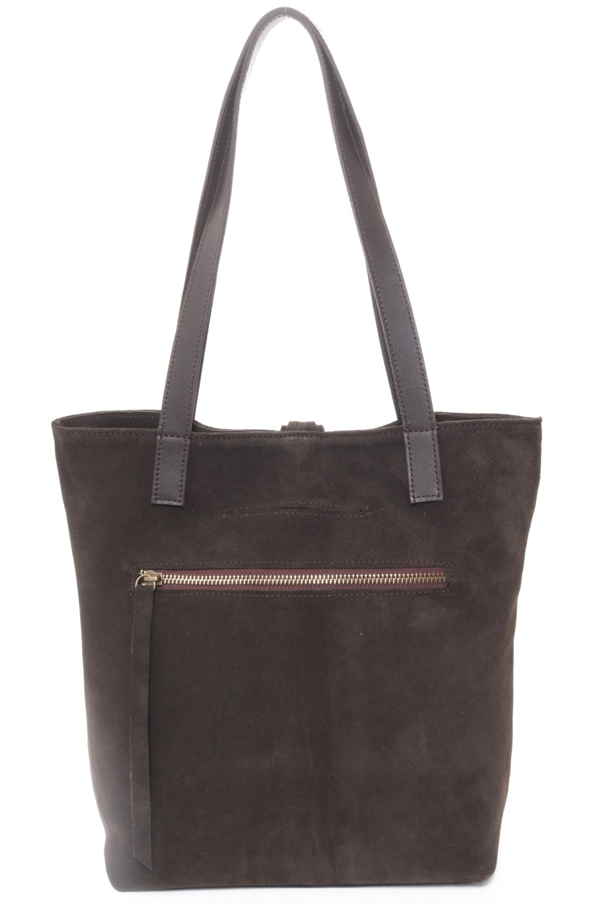 DUSTIN Brown Suede - Carla Mancini Handbags