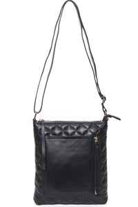EMMA Black Quilted - Carla Mancini Handbags