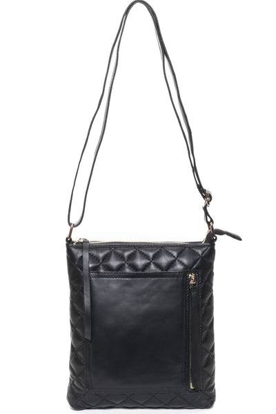 EMMA Black Quilted - Carla Mancini Handbags