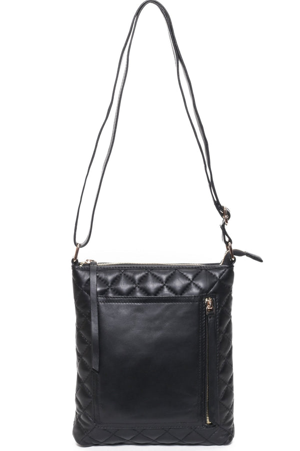 EMMA Black Quilted - Carla Mancini Handbags