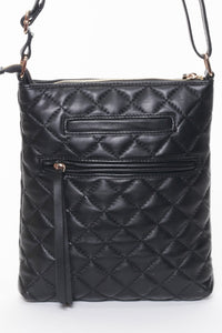 EMMA Black Quilted - Carla Mancini Handbags