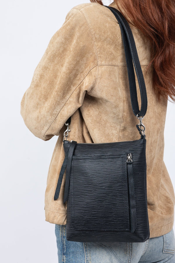 EMMA Black Spago - Carla Mancini Handbags