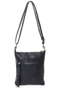 EMMA Black Spago - Carla Mancini Handbags