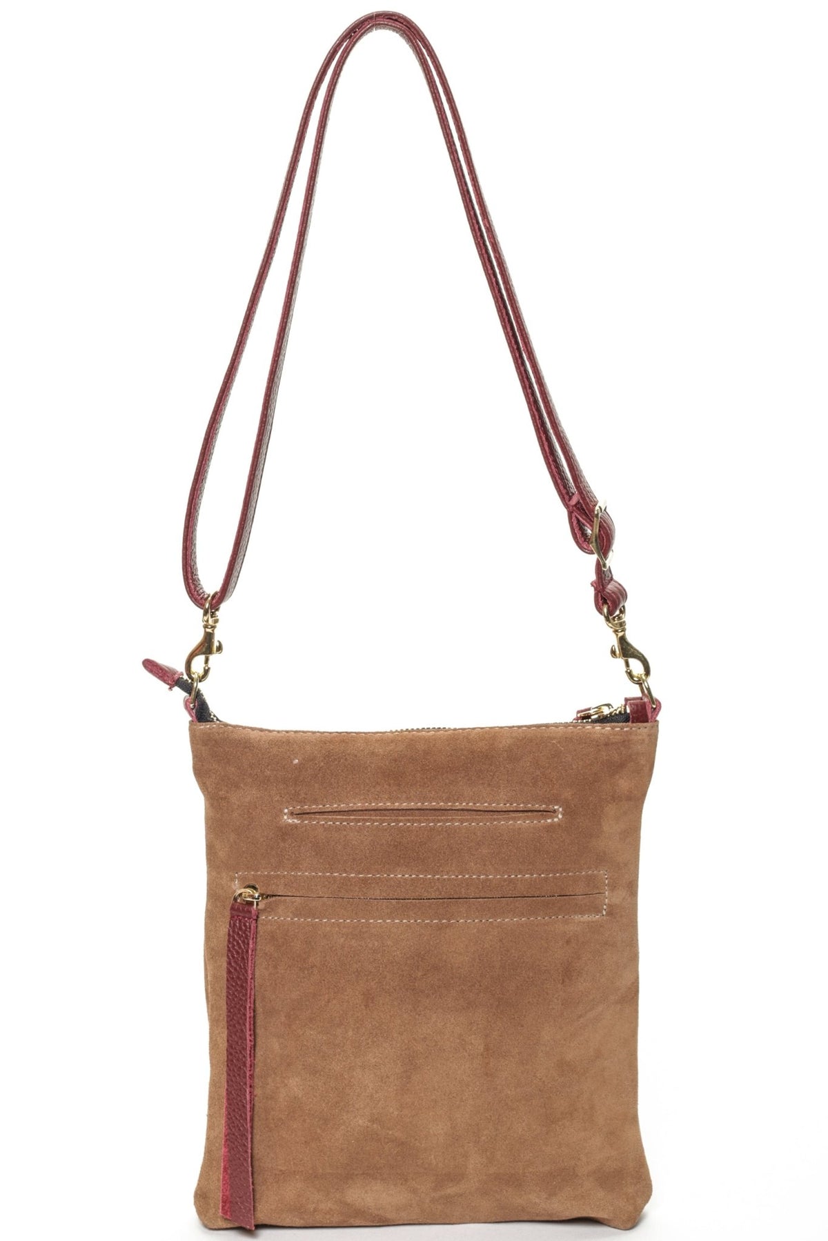 EMMA Camel Suede - Carla Mancini Handbags