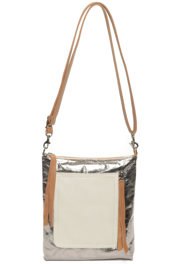 EMMA Met Silver Multi - Carla Mancini Handbags