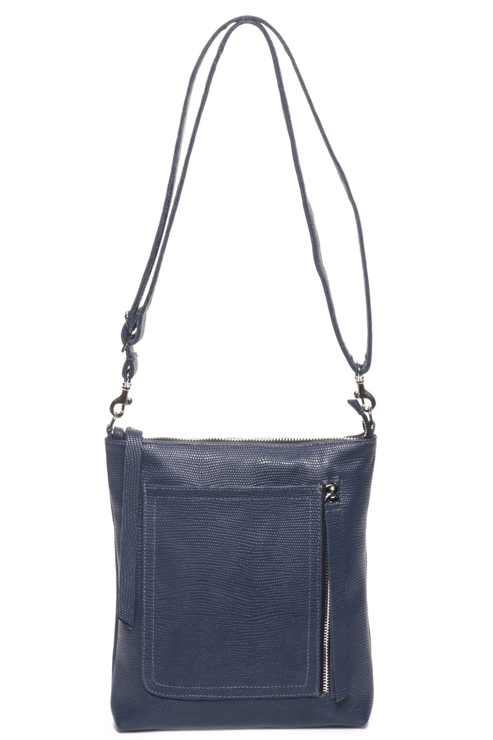 EMMA Navy Pitone - Carla Mancini Handbags