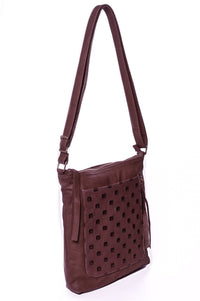 EMMA Purple Studs - Carla Mancini Handbags