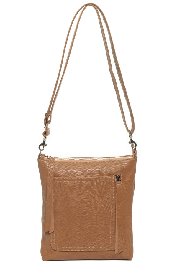 EMMA Tan Pitone - Carla Mancini Handbags