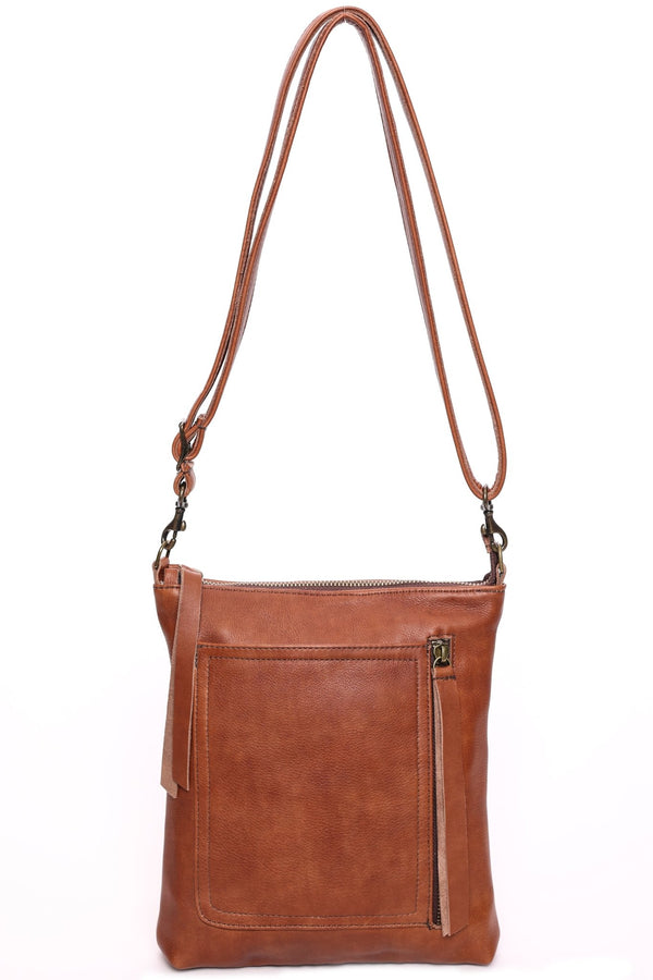 EMMA Vintage Tan - Carla Mancini Handbags