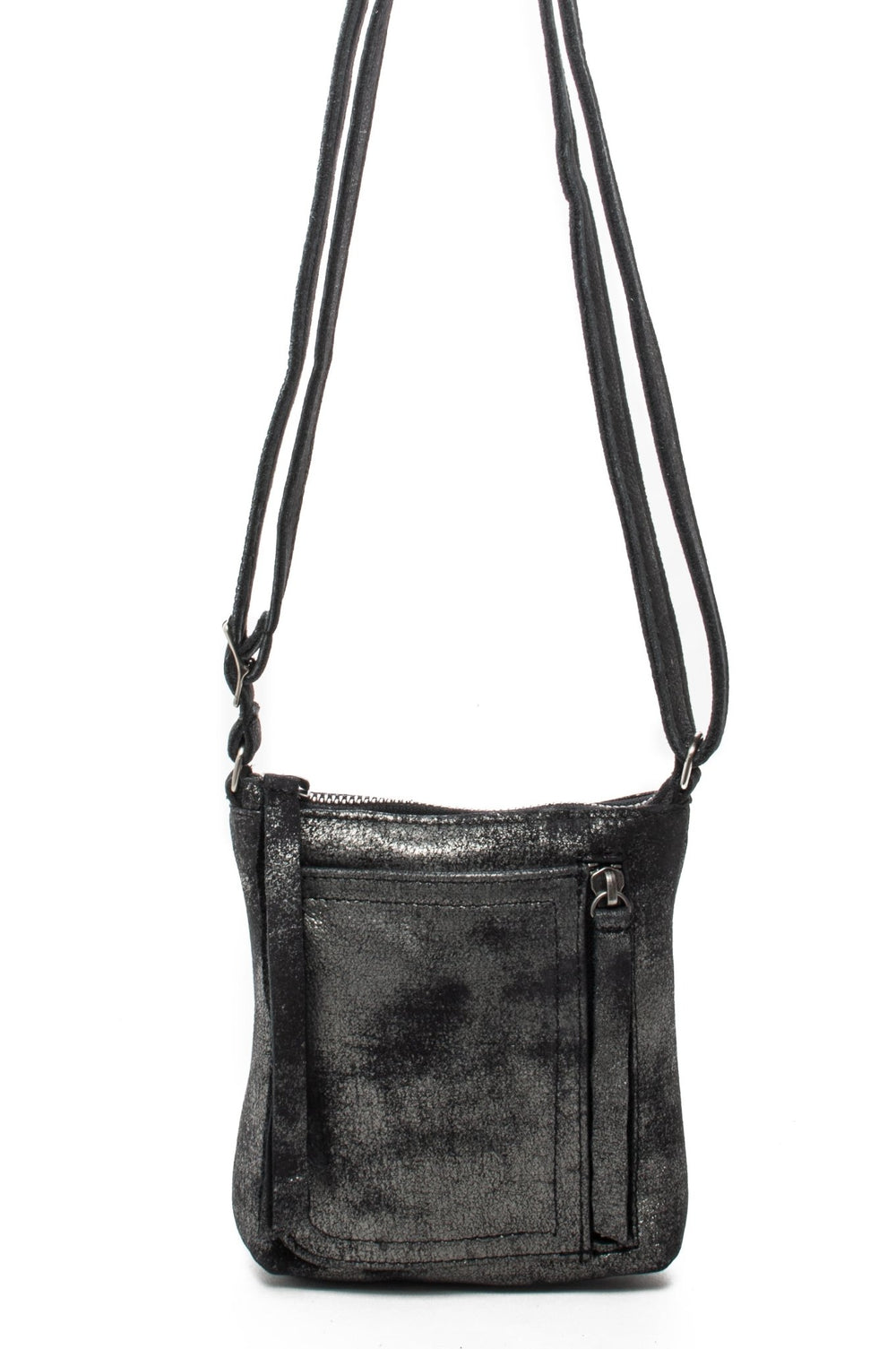 ETHAN Black Silver - Carla Mancini Handbags