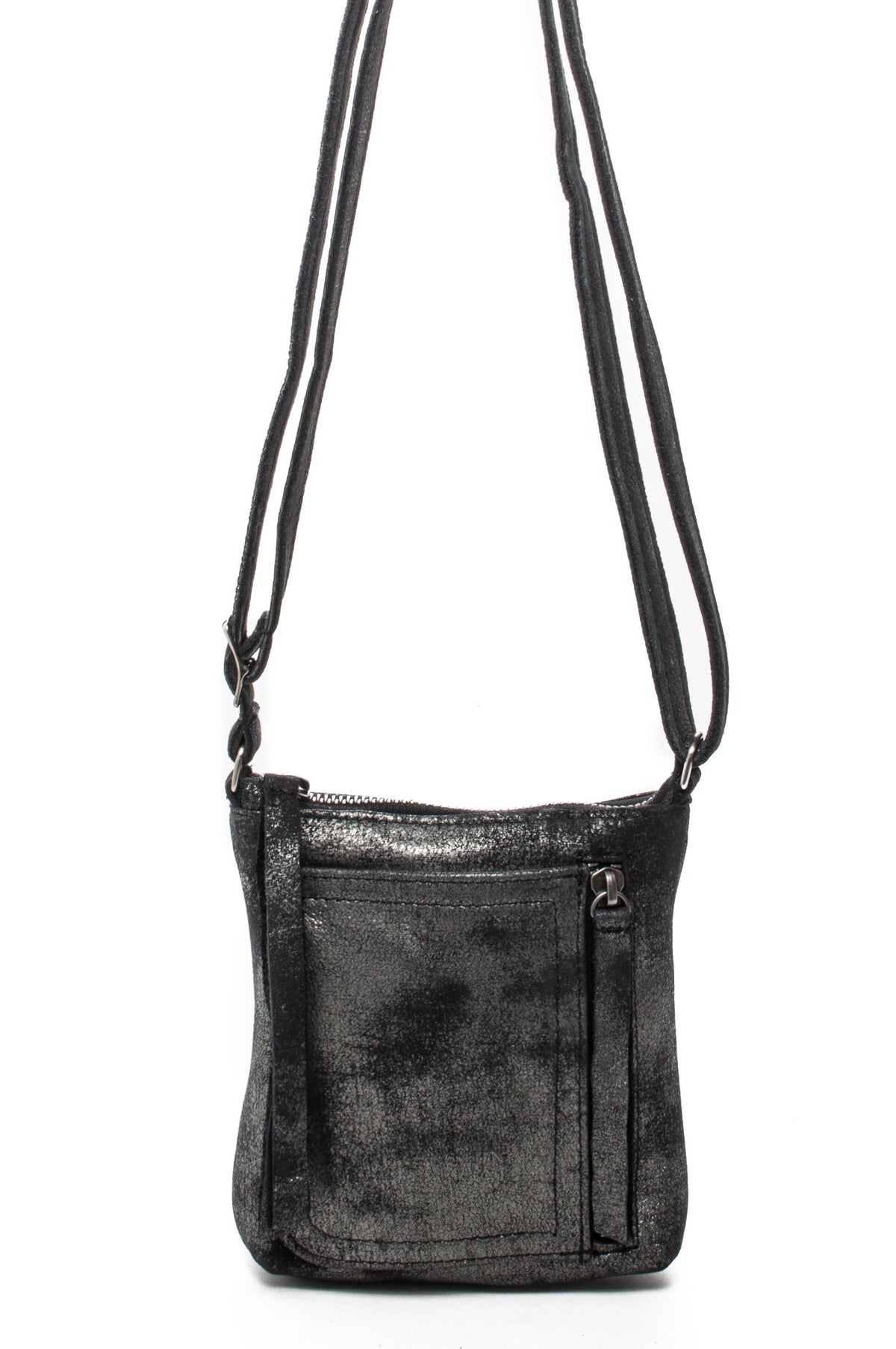ETHAN Black Silver - Carla Mancini Handbags