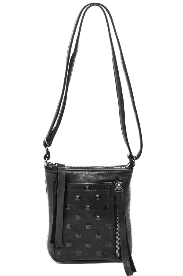ETHAN Black Studs - Carla Mancini Handbags