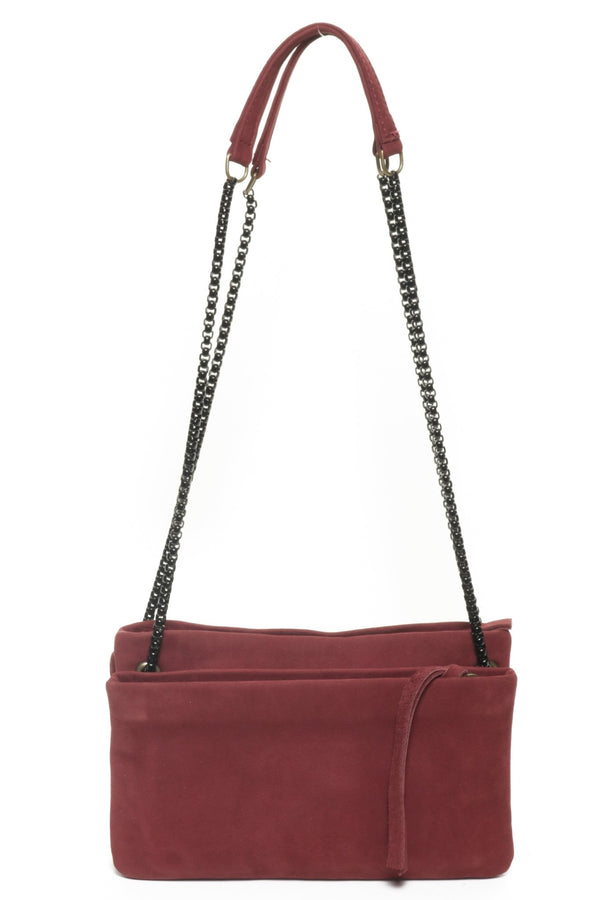 FINLEY Merlot Nubuck - Carla Mancini Handbags