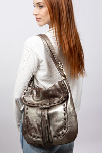 IRENE Brown Gold - Carla Mancini Handbags