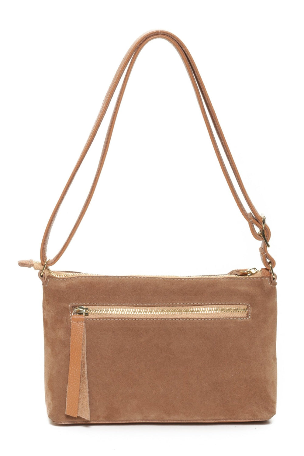 KAIA Camel Suede - Carla Mancini Handbags