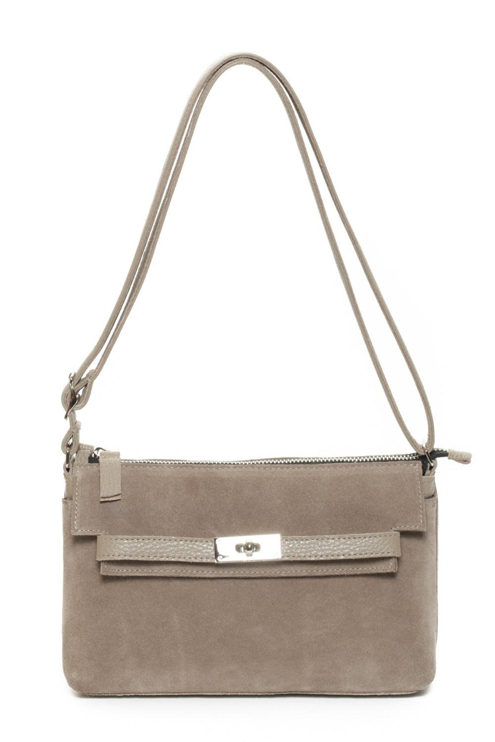 KAIA Taupe Suede - Carla Mancini Handbags