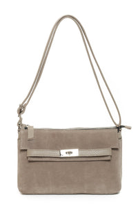 KAIA Taupe Suede - Carla Mancini Handbags