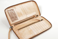 LARGE WALLET Natural Woven - Carla Mancini Handbags