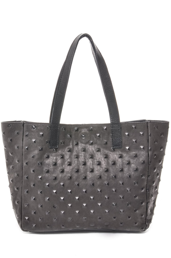 LINA Grey Studs - Carla Mancini Handbags