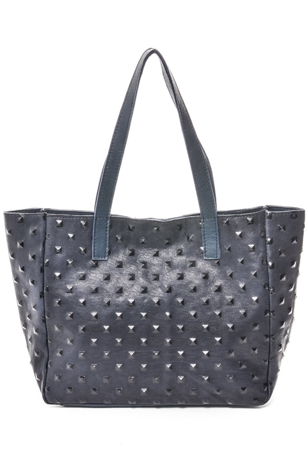 LINA Navy Studded - Carla Mancini Handbags