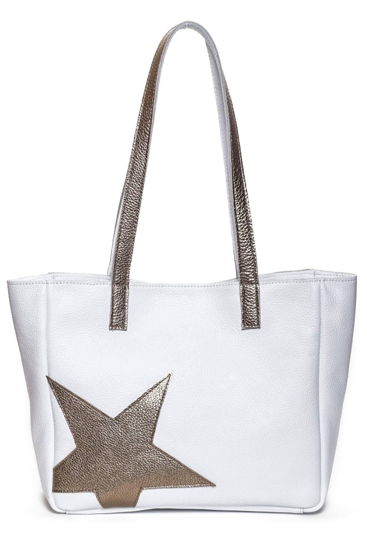LINA White Gold Star - Carla Mancini Handbags