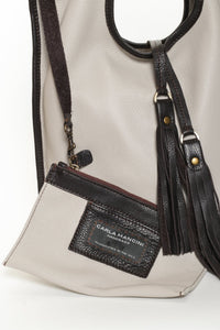 MONICA Sand - Carla Mancini Handbags