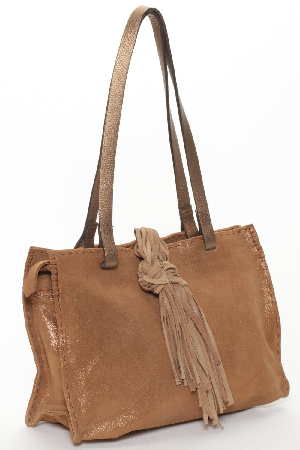 MONTE CARLO Tan Shimmer - Carla Mancini Handbags