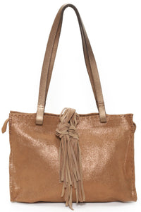 MONTE CARLO Tan Shimmer - Carla Mancini Handbags