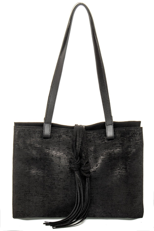 MONTEREY Black Vesuvio - Carla Mancini Handbags