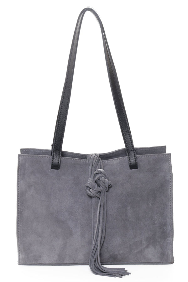MONTEREY Grey Suede - Carla Mancini Handbags