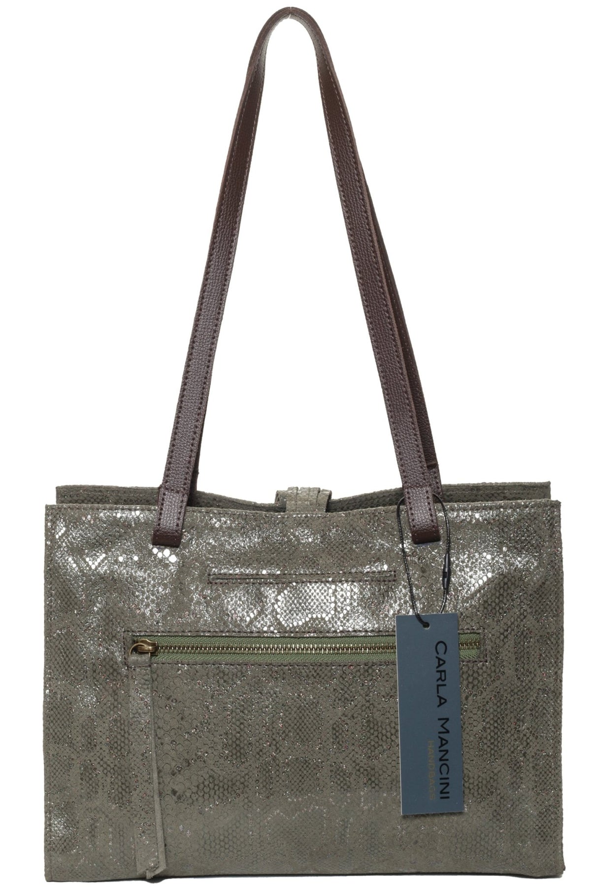MONTEREY Olive Vienna - Carla Mancini Handbags