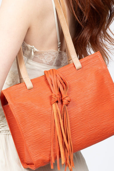 MONTEREY Orange Spago - Carla Mancini Handbags