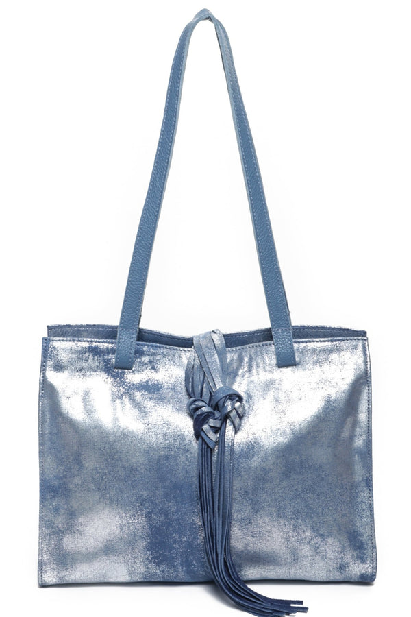 MONTEREY Silver Blue - Carla Mancini Handbags