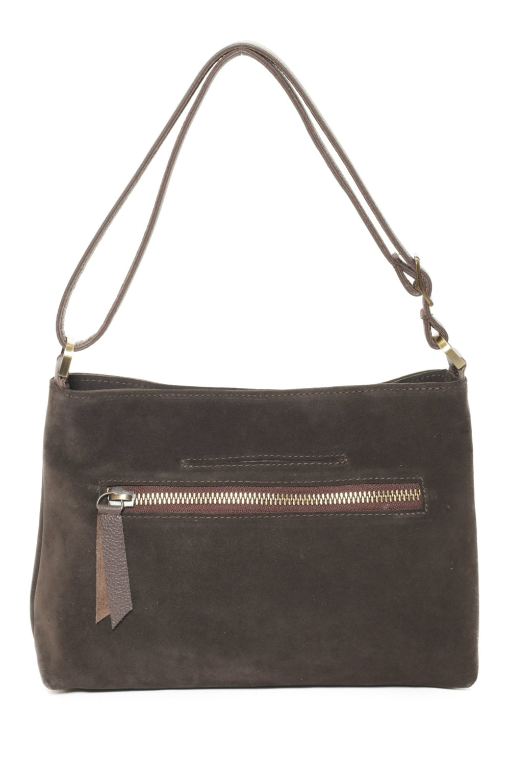 NOA Brown Suede - Carla Mancini Handbags