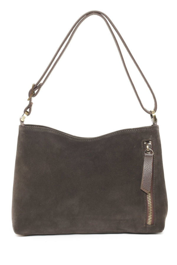 NOA Brown Suede - Carla Mancini Handbags