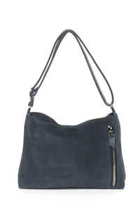 NOA Navy Suede - Carla Mancini Handbags