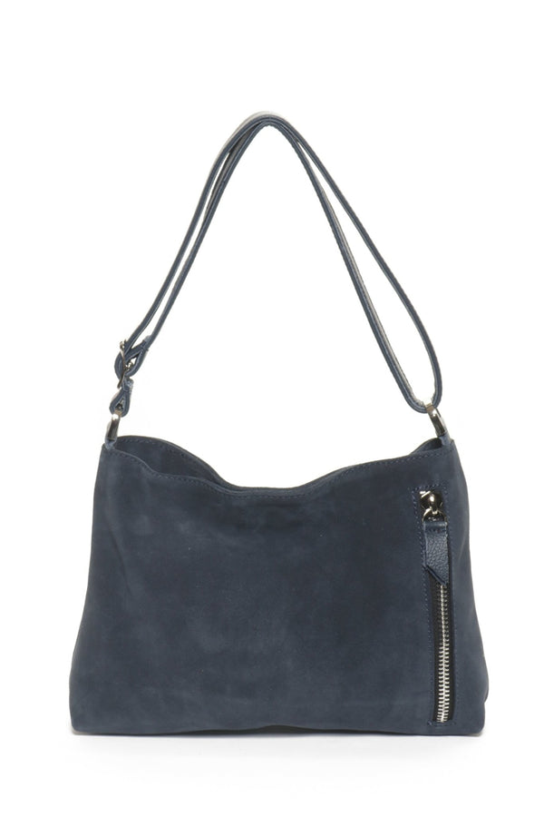 NOA Navy Suede - Carla Mancini Handbags