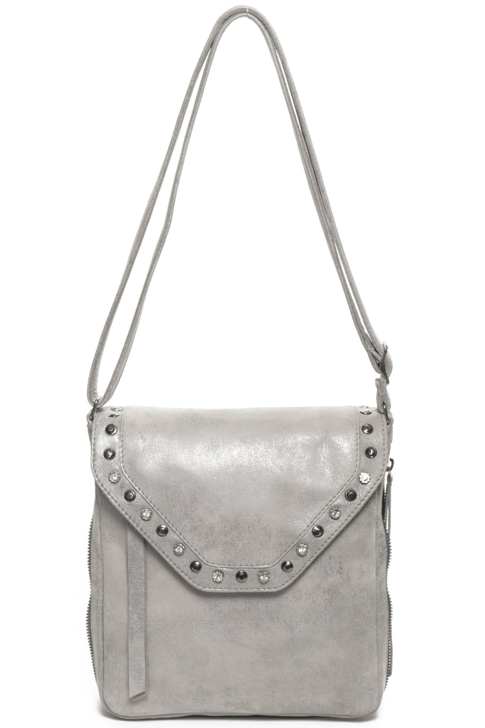 ORNA Grey Silver - Carla Mancini Handbags