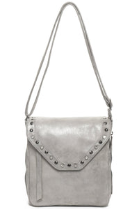 ORNA Grey Silver - Carla Mancini Handbags
