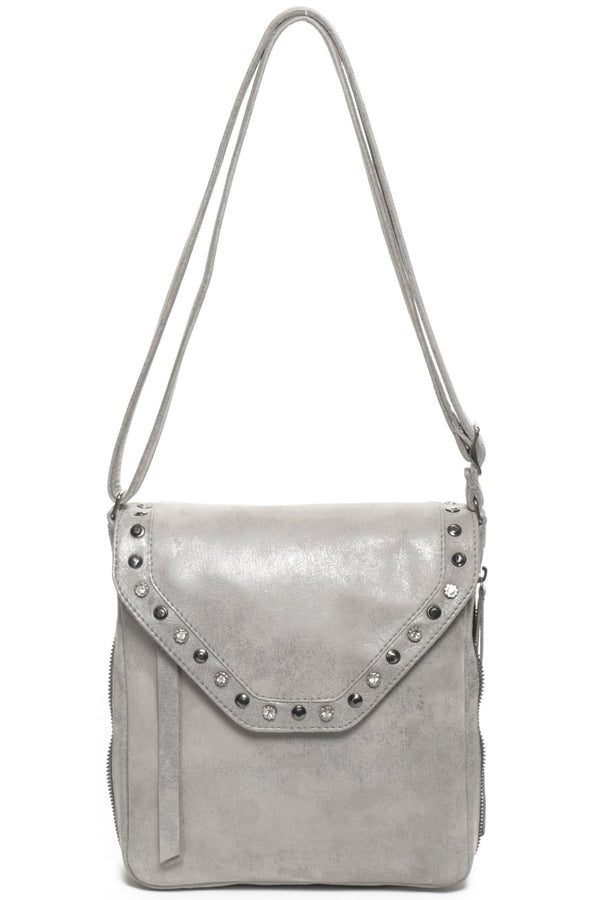 ORNA Grey Silver - Carla Mancini Handbags