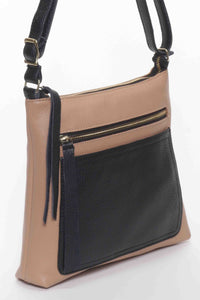 PARKER Cappuccino Black - Carla Mancini Handbags