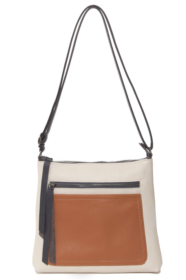 PARKER Off White Tan - Carla Mancini Handbags